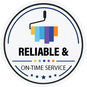 Reliable & On-Time Service Badge